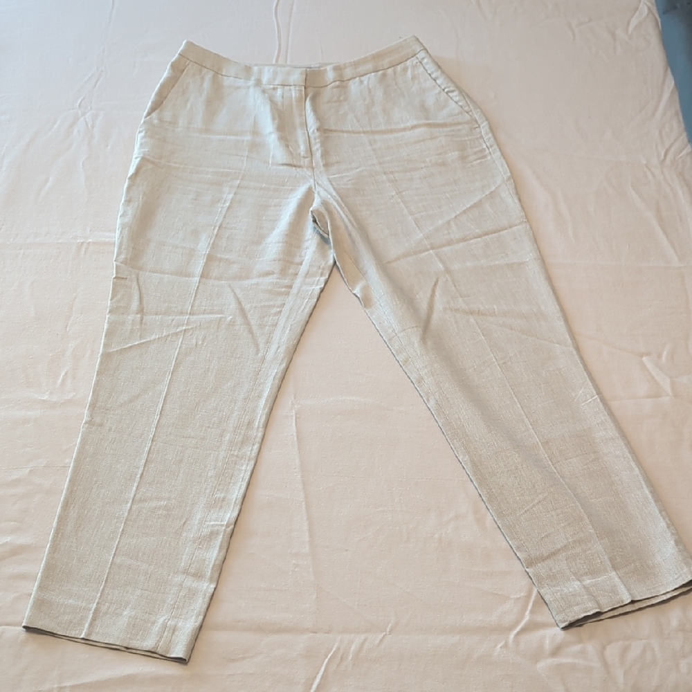 Women's Linen Ankle Pants